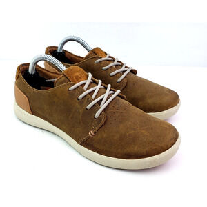 Merrell Freewheel Lace Womens Size 6 Tan Brown Leather Low Sneaker Shoes J03778